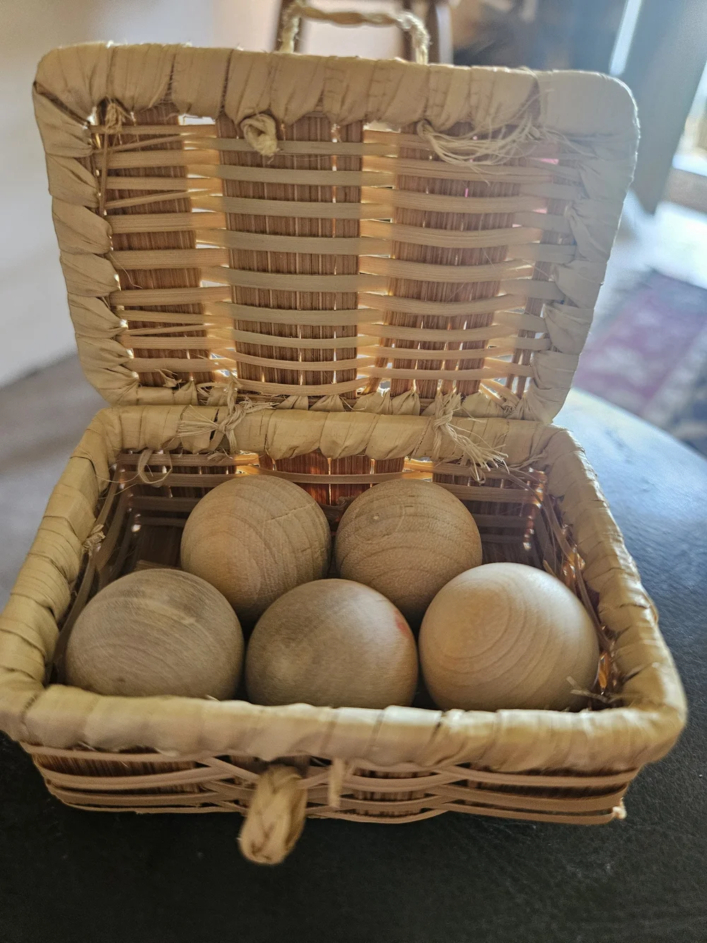 Japanese Bath Balls In Basket